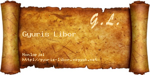 Gyuris Libor névjegykártya